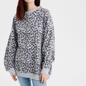 American Eagle Fleece Oversized Vintage Sweatshirt